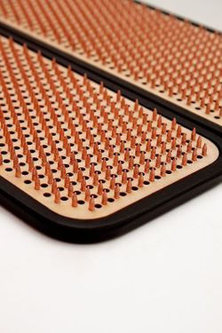 Доска садху Дерево инь-янь медные гвозди