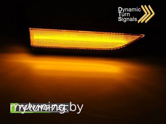 Повторители указателей поворота для Volkswagen Caddy (15-20) LED динамические темные