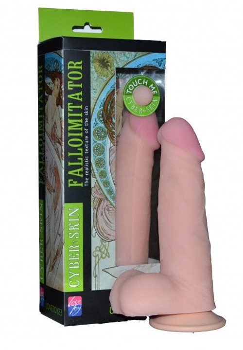 Фаллоимитатор Art-Style №22 на присоске с мошонкой, 19,5 см