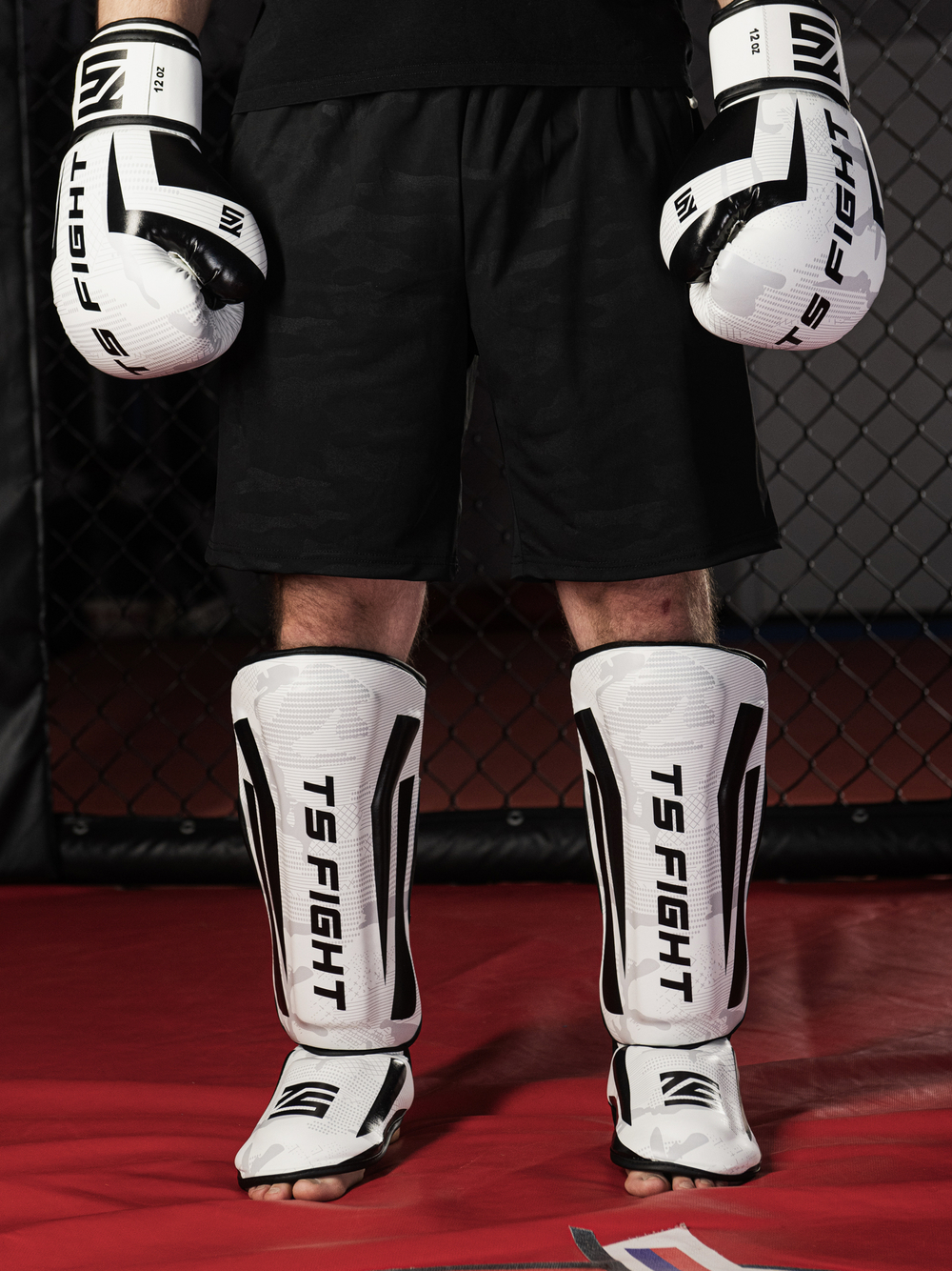 Защита голени и стопы Tomorrow Star Fury White Black