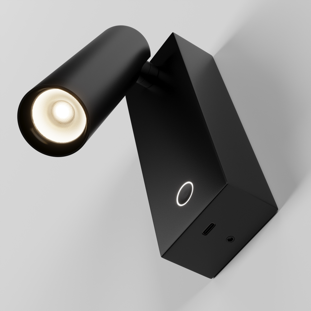 Настенный светодиодный светильник Maytoni Twist C077WL-L3B3K