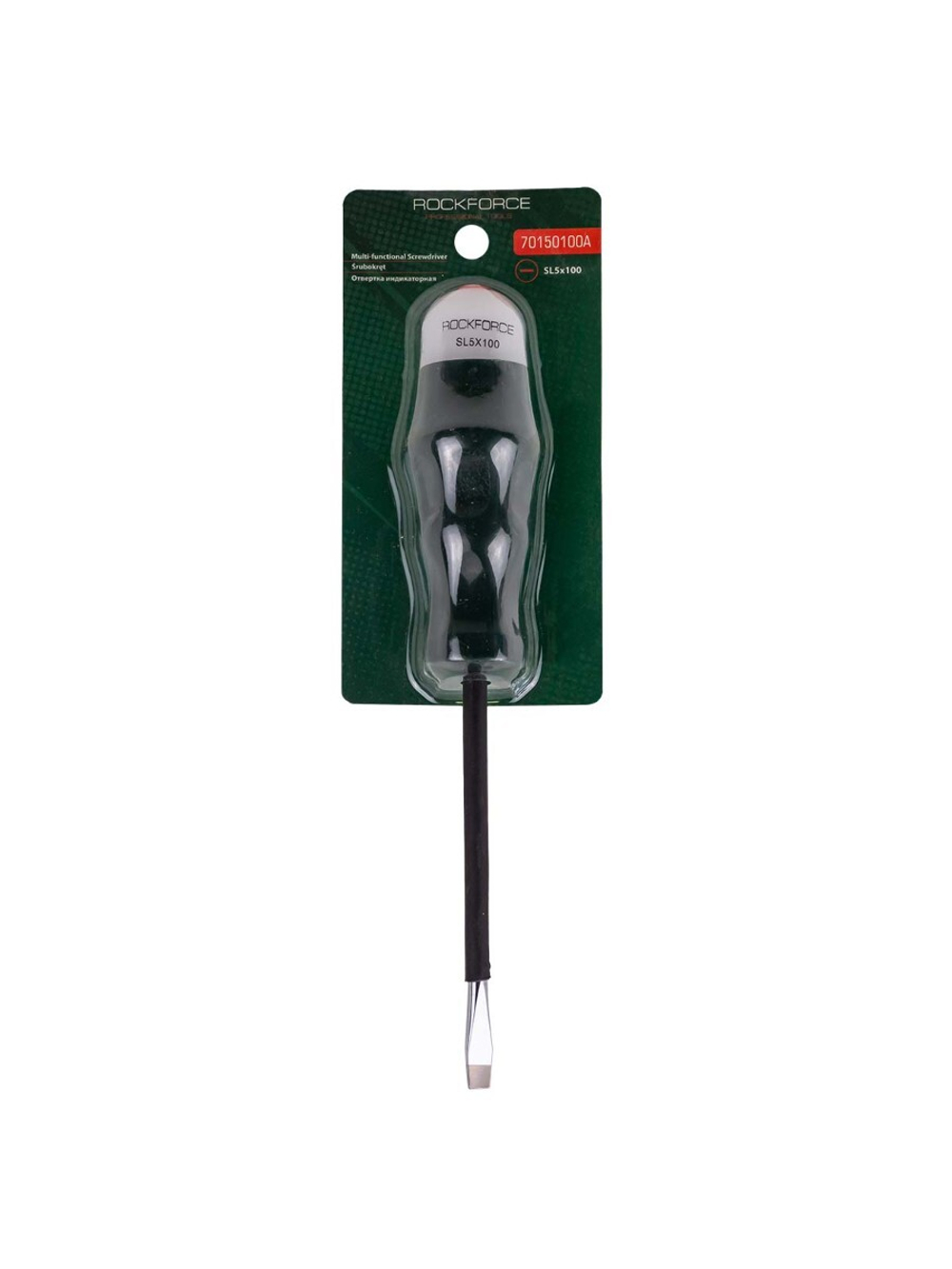 Отвертка индикаторная SL5x100 RockForce RF-70150100A