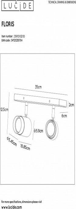 Спот Lucide Floris 35913/02/30