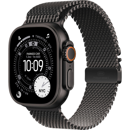 Умные часы Apple Watch Ultra 3, 49 мм, Black Titanium Milanese Loop Black S