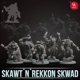 Комплект миниатюр Skawt`n`Rekkon Skwad