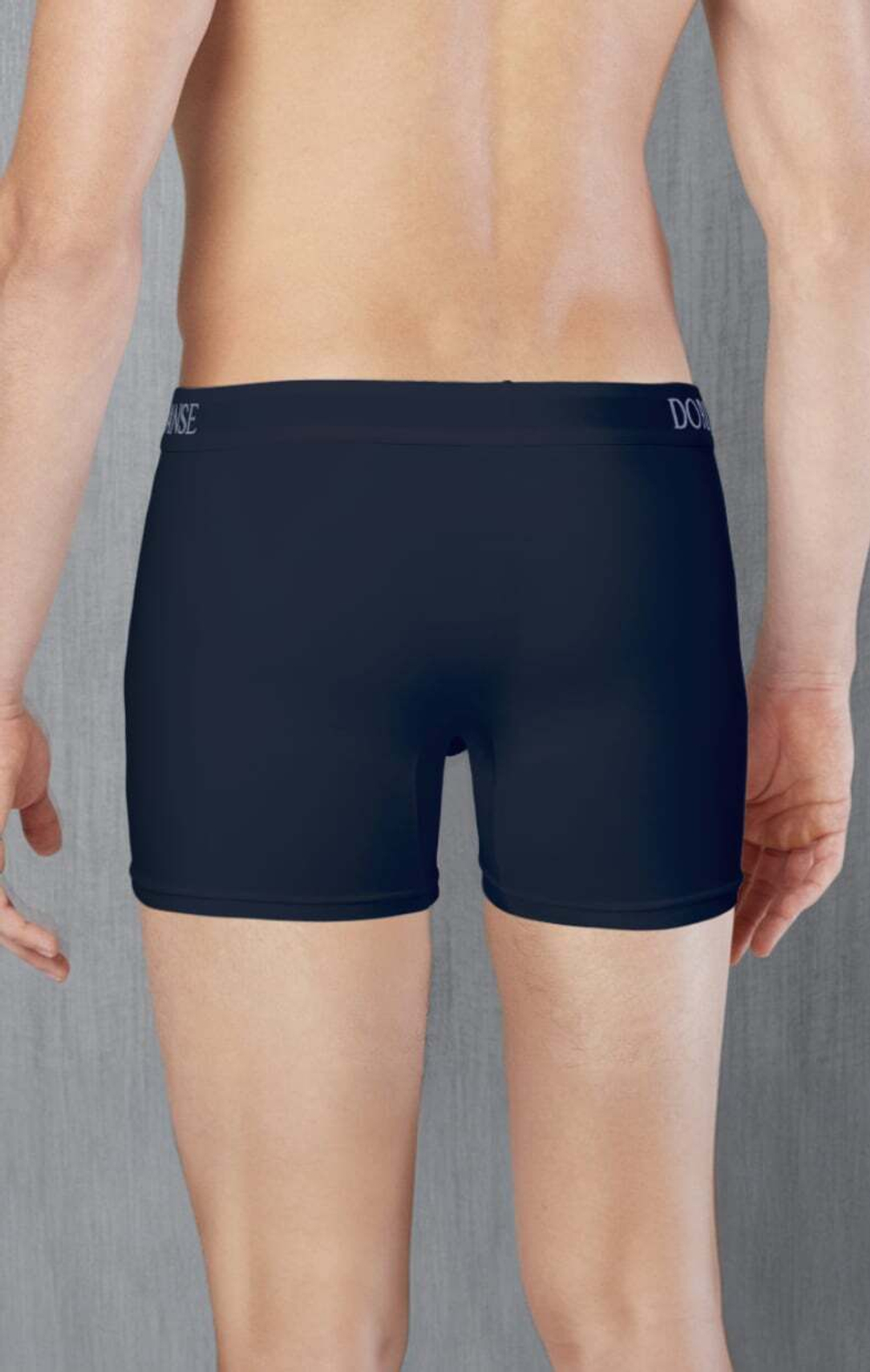 Мужские трусы-боксеры с горизонтальным гульфиком Doreanse Cotton Premium (Размер: M) (Цвет: темно-синий)