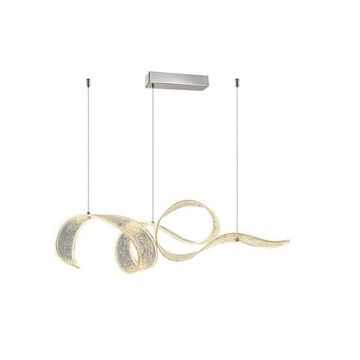 Подвесной светильник 32W 3500K APL.075.03.32 прозрачный/серебро Riccarda Aployt