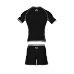 Рашгард + Шорты AL LEONE Bali MMA Black and White