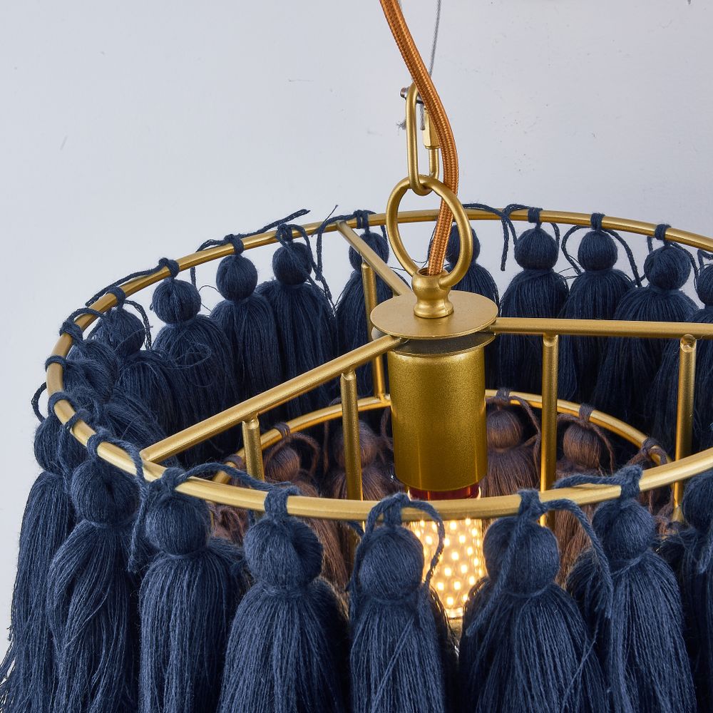 Настенный Светильник Tassel Wall Синий Градиент By Imperiumloft