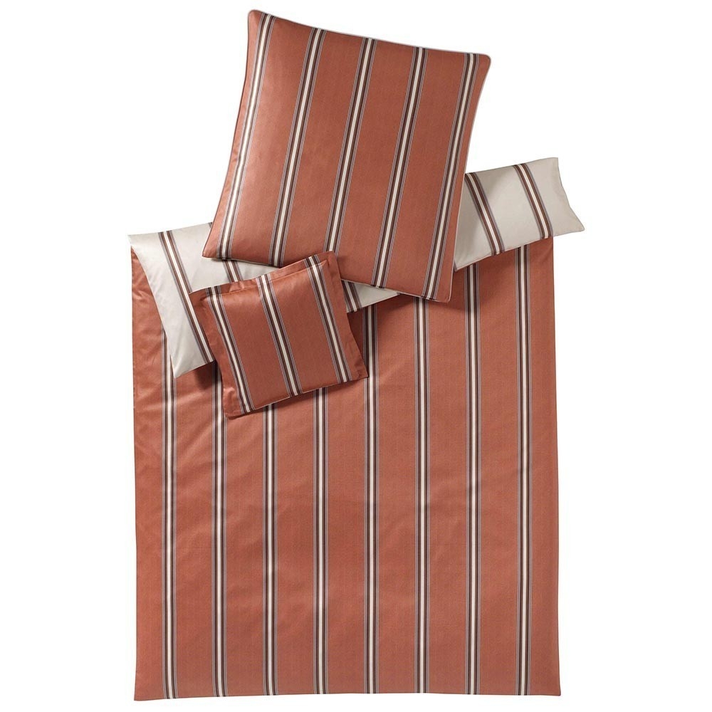 Постельное белье 2 спальное Elegante Cascade коричневое без простыни Германия