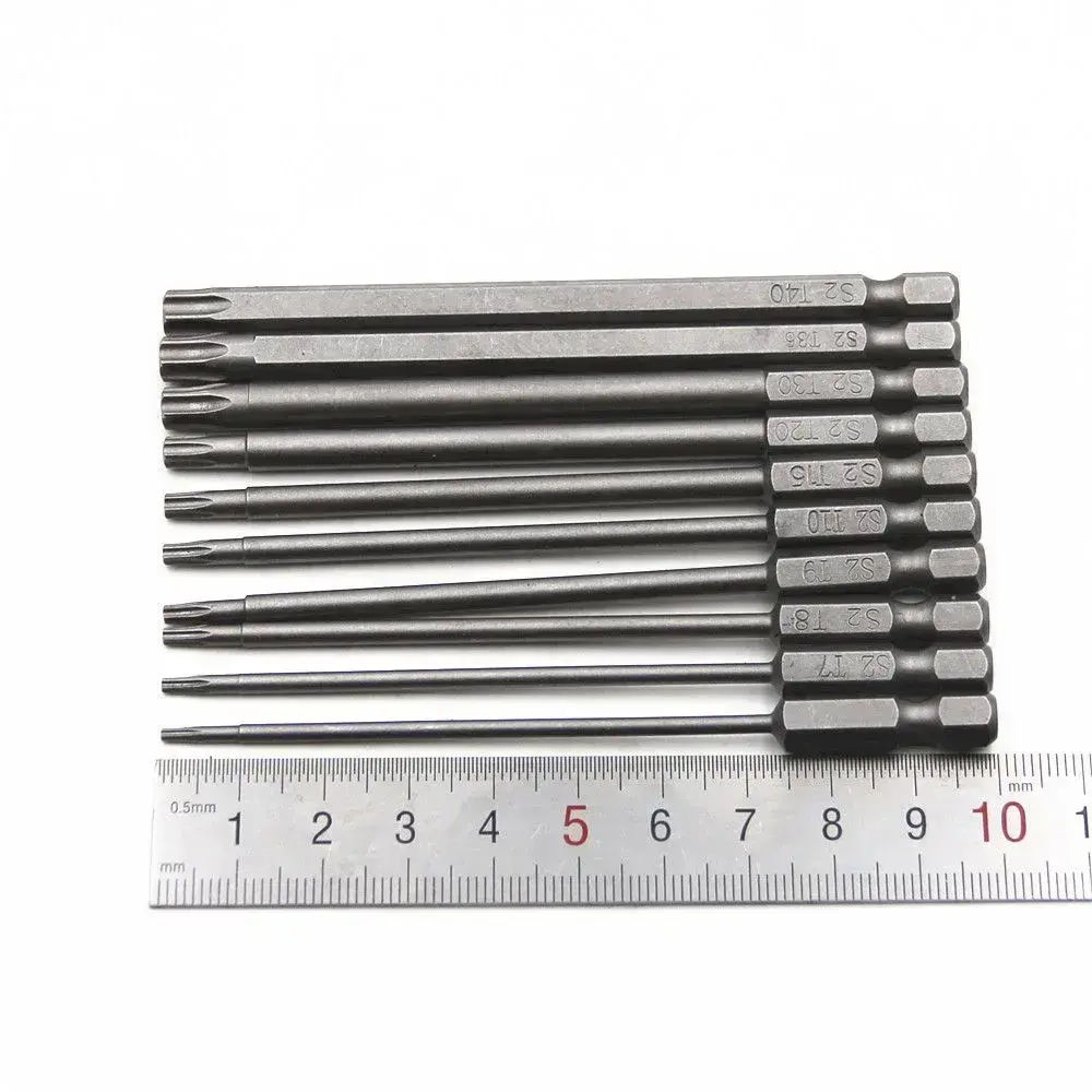 Набор шестигранных бит для шуруповерта 11шт, 100мм