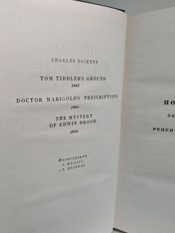 Чарльз Диккенс. Собрание сочинений в тридцати томах. Том 27. Тайна Эдвина Друда. Повести 60-х годов