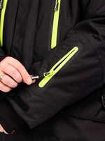 Костюм утепленный Nisus LEADER, 15/15 К, цвет черный, Шелтер, размер S (T-N-LB-S-46/176)