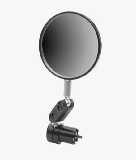 Зеркало заднего вида TRIX, левое/правое, крепление на руль, широкоугольное, 137x73x9мм, пластик, чер