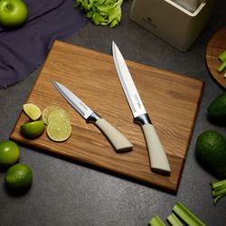 НАБОР НОЖЕЙ AGNESS НА ПЛАСТИКОВОЙ ПОДСТАВКЕ, 6 ПРЕДМЕТОВ