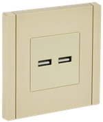 FORTE&PIANO Розетка USB A+A 3,1А FP449 ваниль IEK