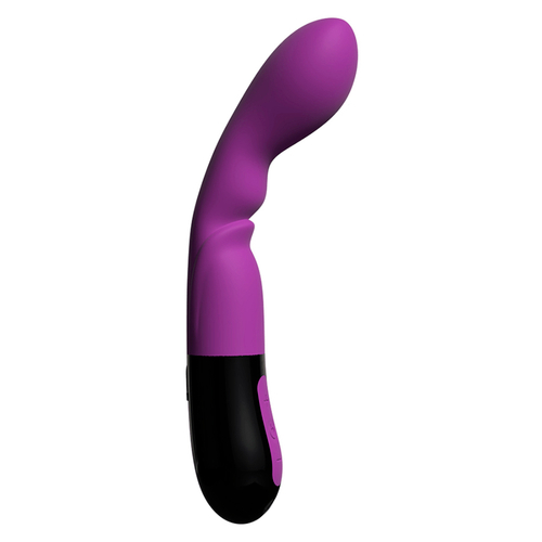 Фиолетовый изогнутый вибратор 20,7см для стимуляции зоны G Adrien Lastic NYX 2.0 G-Spot Vibrator Purple