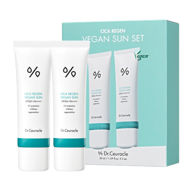 Dr. Ceuracle Набор солнцезащитных средств - Cica regen vegan sun duo set ,50 мл _ 2
