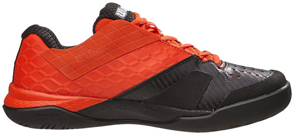 Детские теннисные кроссовки Wilson Glide Jr - black/tomato red/black