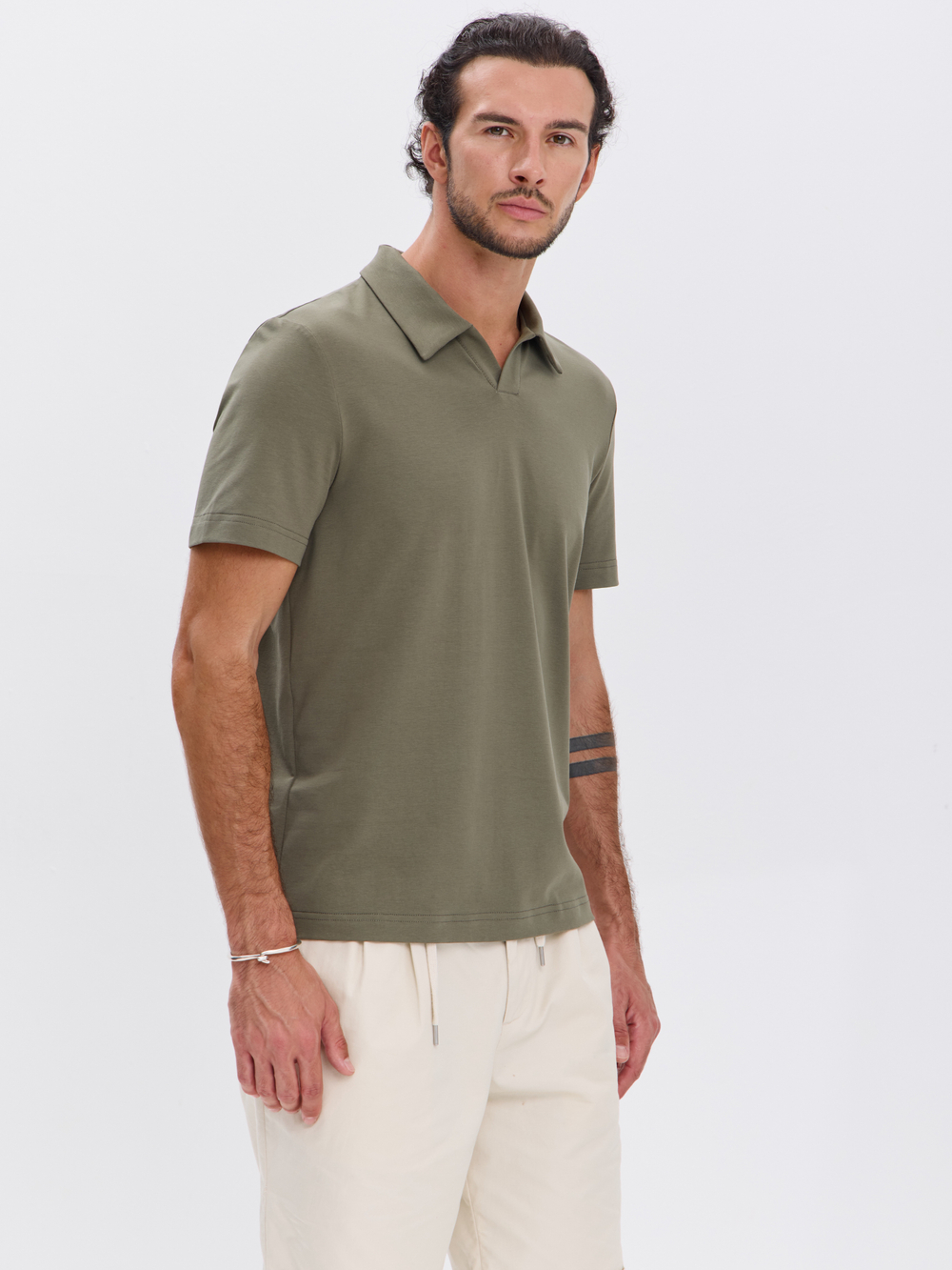 Футболка-поло трикотажная повседневная