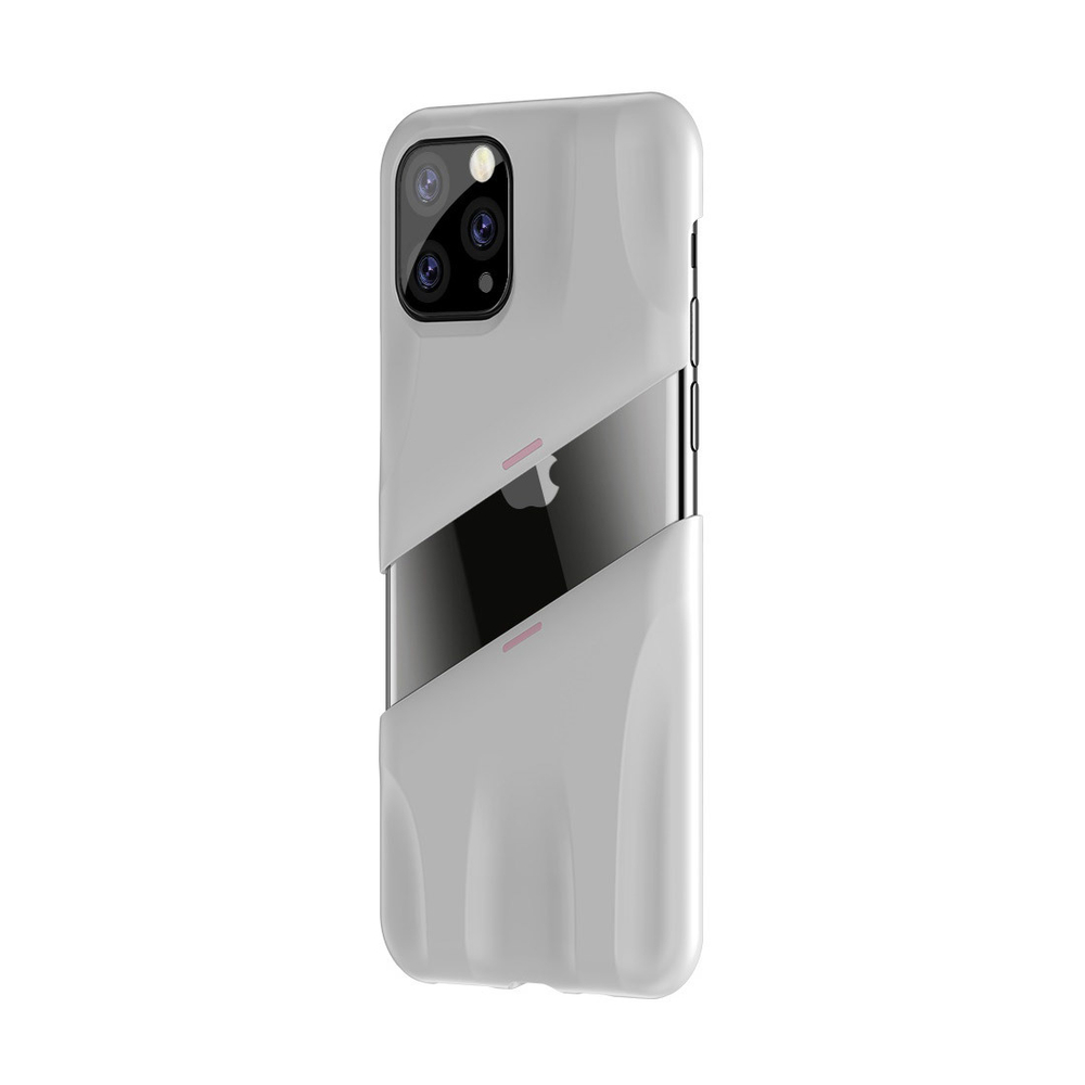 Чехол для Apple iPhone 11 Pro Baseus Let''s go Airflow Cooling Game Protective Case - White&Pink