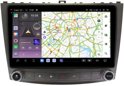 Магнитола для Lexus IS 2 2005-2012 - Kuberg SF-1030 QLed+2K, Android 13, Быстрейшая, CarPlay, 4G SIM-слот