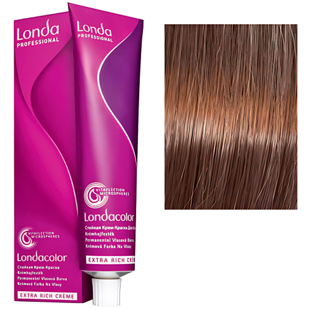 Londa Professional Стойкая крем-краска дл волос, 7/71 блонд коричнево-пепельный, 60 мл
