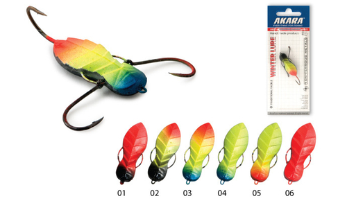 Блесна зимняя Akara Стрекоза краш. 19 гр. 02 3 крючка