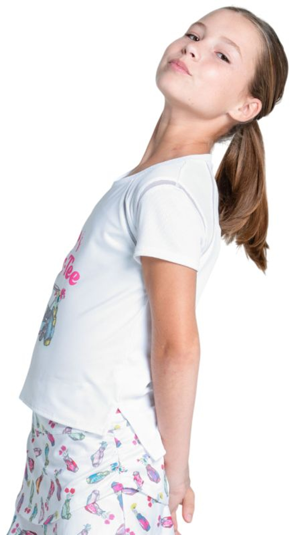 Футболка для девочки Lucky in Love Girls Let's Par Short Sleeve