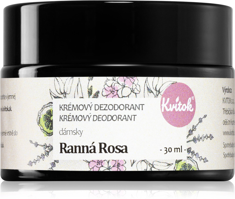 Kvitok Morning dew Ranní rosa - крем-дезодорант для чувствительной кожи /   30  ml  / GTIN 85821125