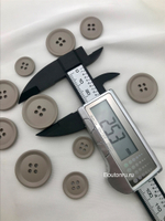 Пуговицы на прокол16 серые