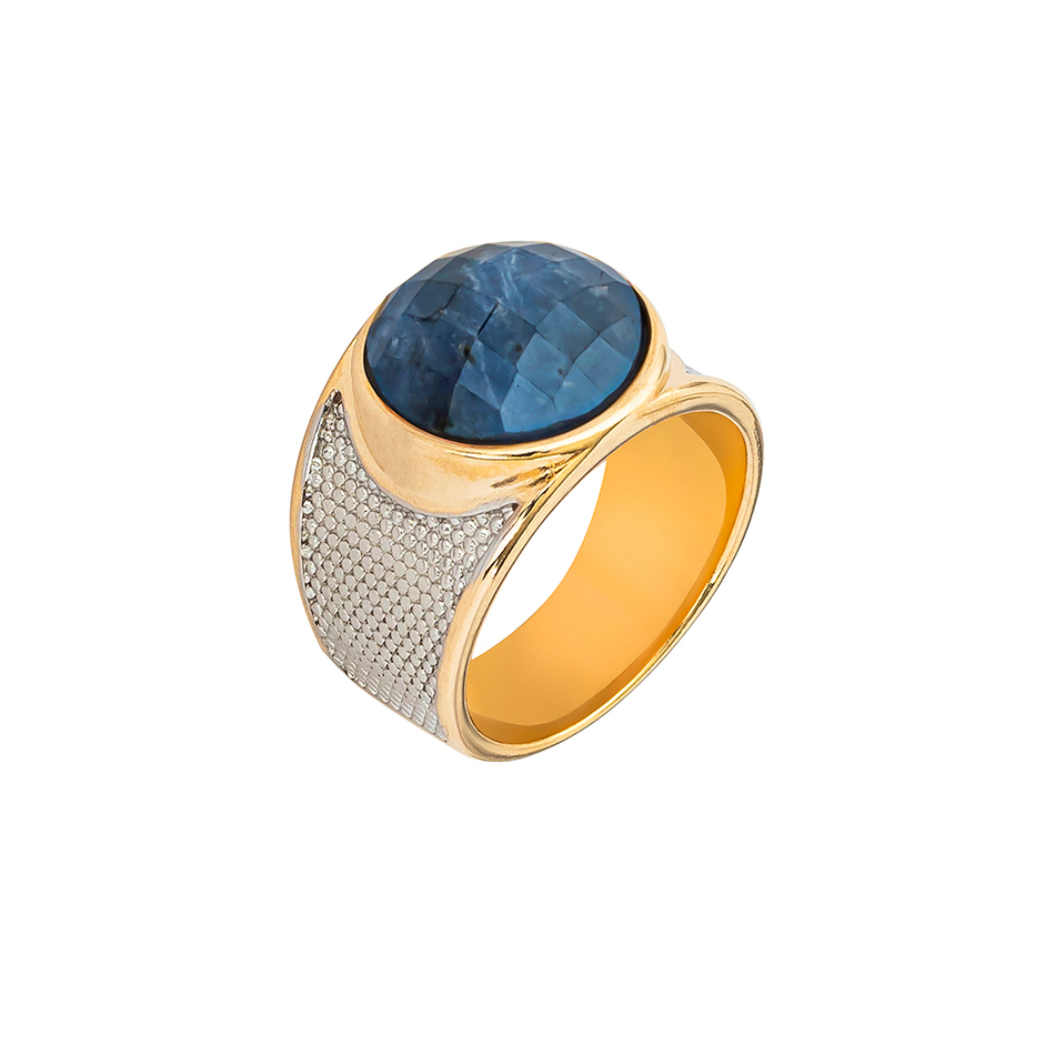 Кольцо Possebon Pearl Sodalite 16.5 мм K3185.22/16.5 BL/G