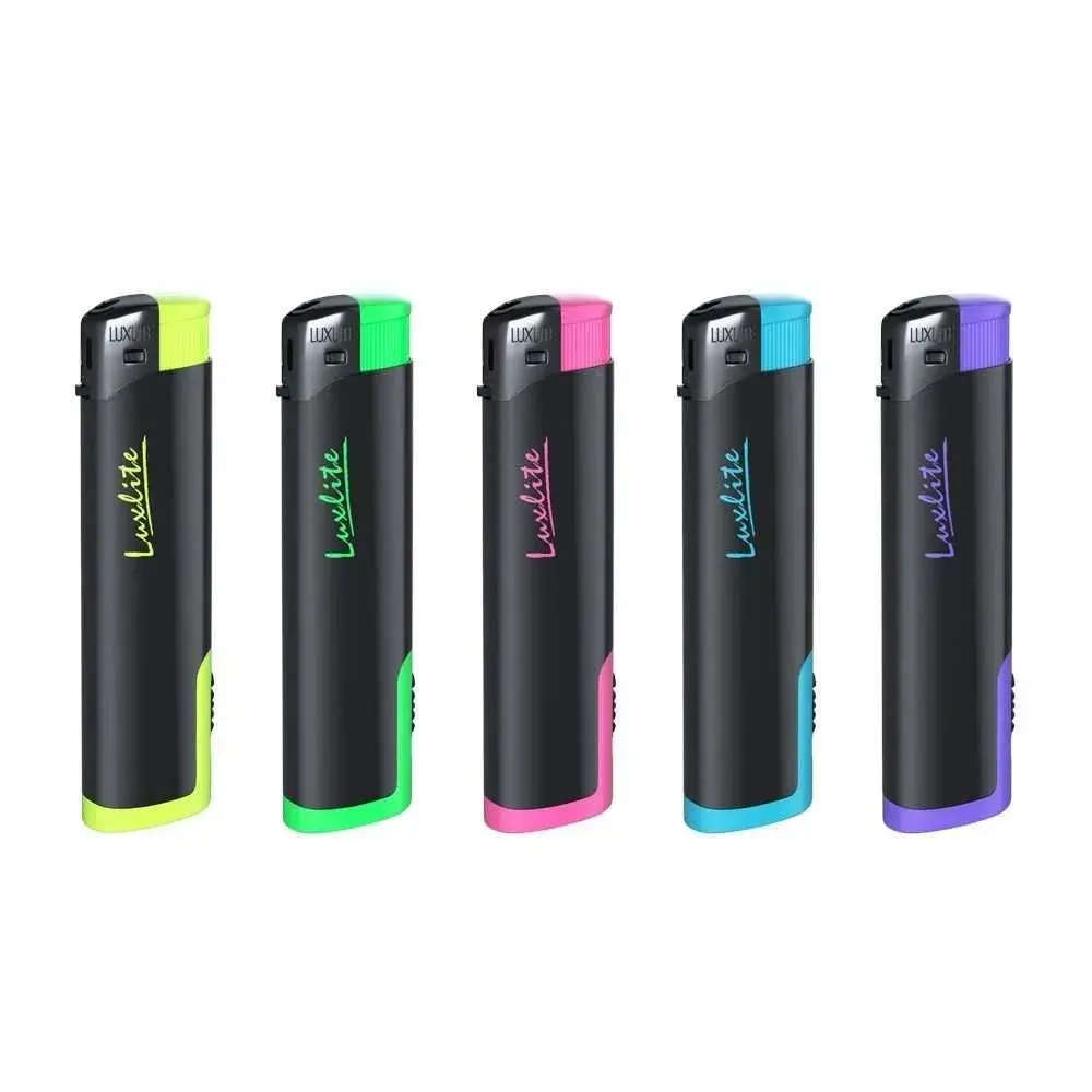 Зажигалки пьезо XHD 108 LED BLACK SP (комплект 50 шт)