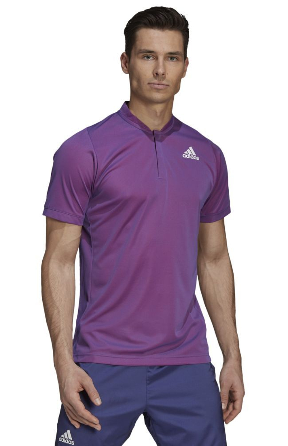 Теннисное поло Adidas Freelift Polo Primeblue M - purple/white