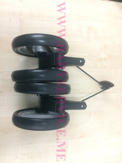 Колесный блок Peg-Perego Pliko P3 задний серый