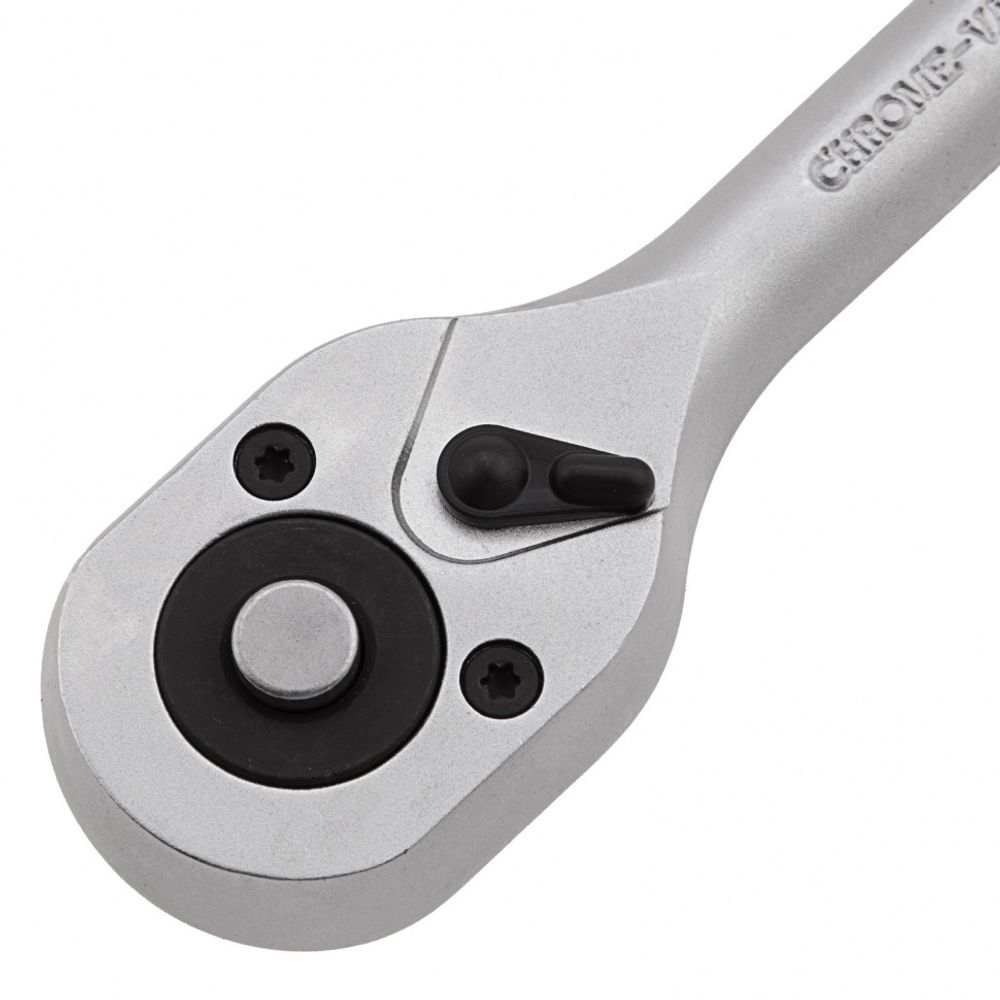 14125 Набор торцевых головок, 1/4", головки 4 - 13 мм, с трещот. ключом, CrV, 11 предм.  Stels