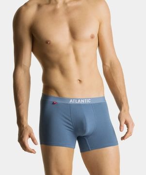 Трусы мужские боксеры (5шт), Atlantic 5SMH-004, голубой + темно-синий + светло-голубой + темно-голубой + голубой