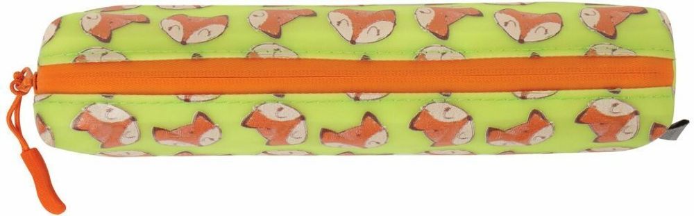 Пенал-косметичка BRAUBERG прямоугольный, мягкий, "Foxes", 21х5х5 см, 229252