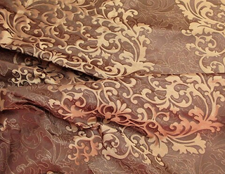 Жаккард Эстель коричневый