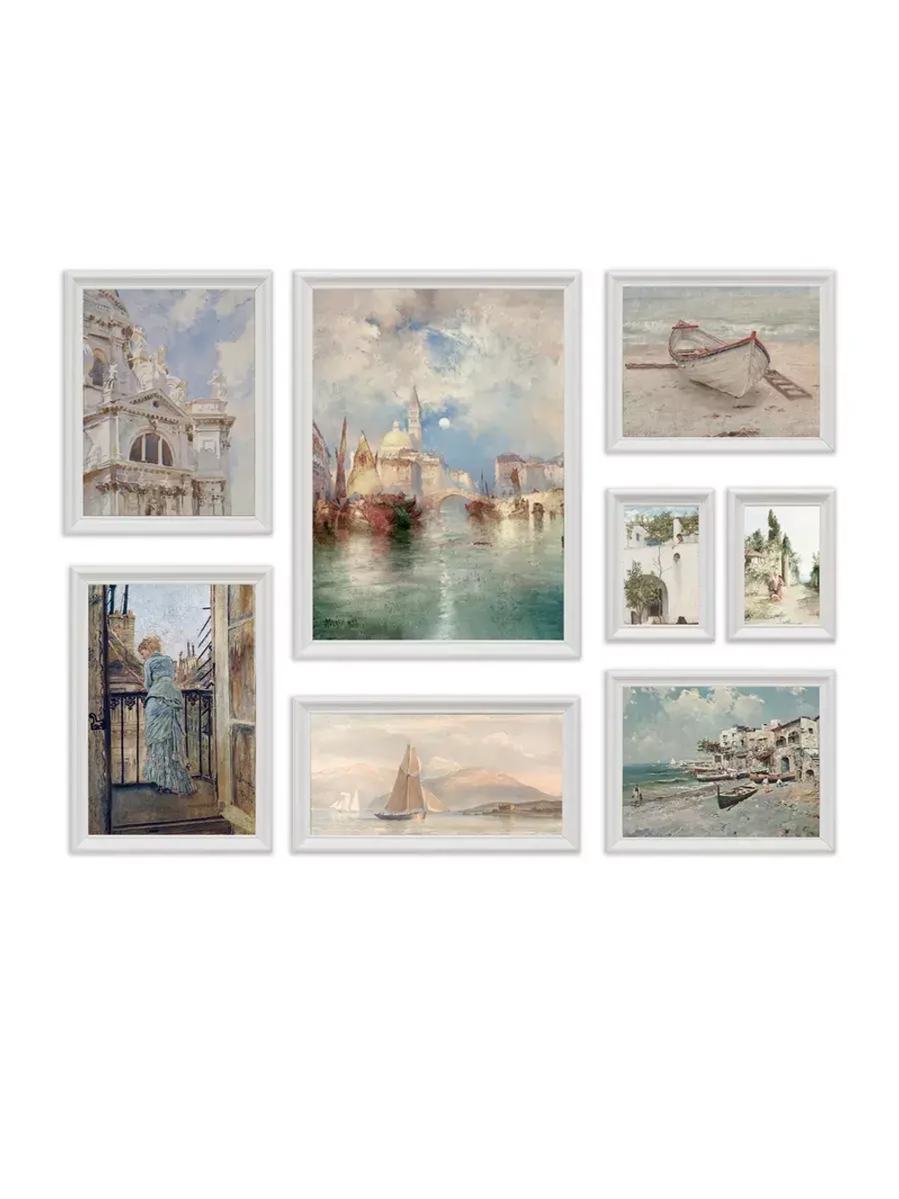 Картины на стену интерьерные на холсте 8 шт