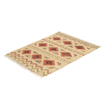 Ковер из шерсти по мотивам башкирских орнаментов из коллекции cultural heritage, 160х230 см