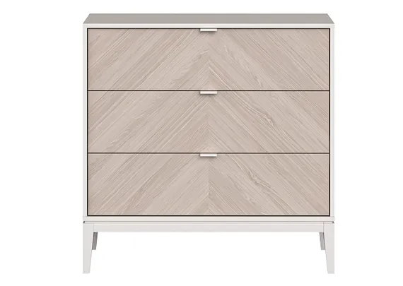 Комод Fjord 3 ящика (белый)