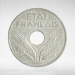 France, 20 Centimes 1943 - Vichy French State, F