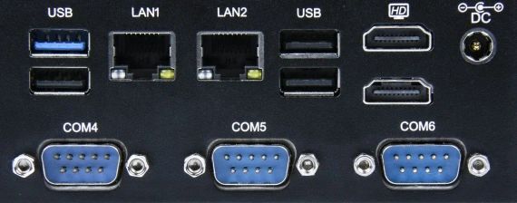 POS-компьютер POScenter BOX PC 1 Pro (J4125, RAM 8Gb, SSD 128Gb, 8*USB, 6*COM, PS/2, 2*LAN, 2*HDMI, Audio in/out) с Windows