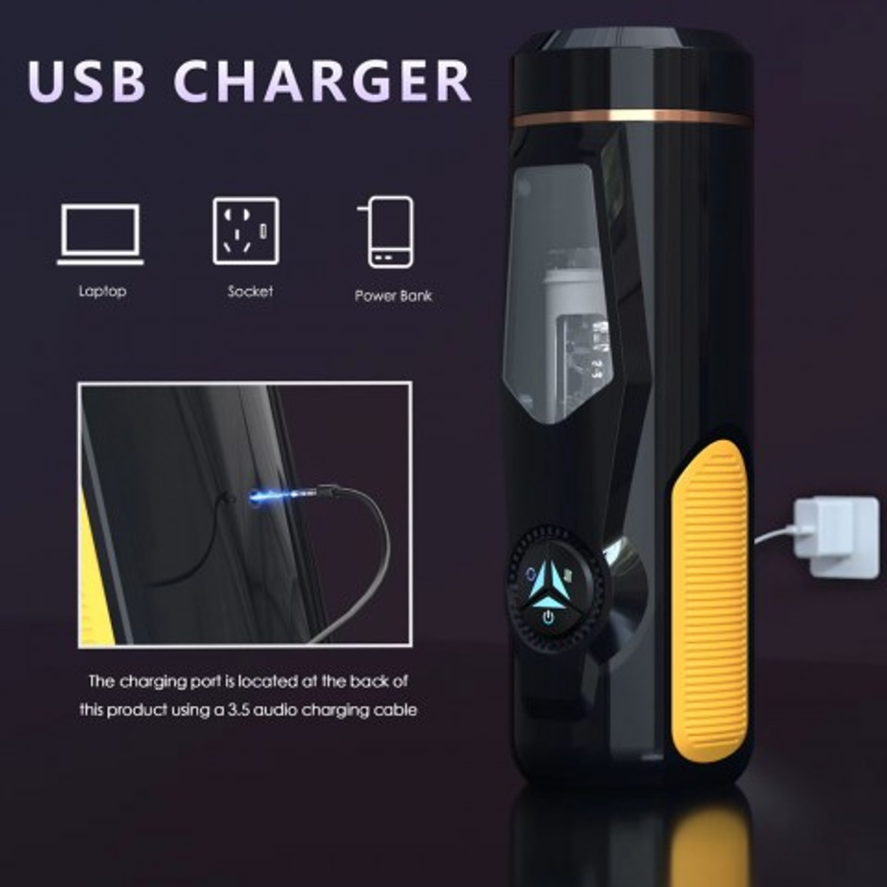 Автоматический мастурбатор с функцией ротации и вращения