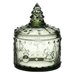 ЕМКОСТЬ ДЛЯ ХРАНЕНИЯ "ЩЕЛКУНЧИК" GREEN, 9*9*12,5 СМ