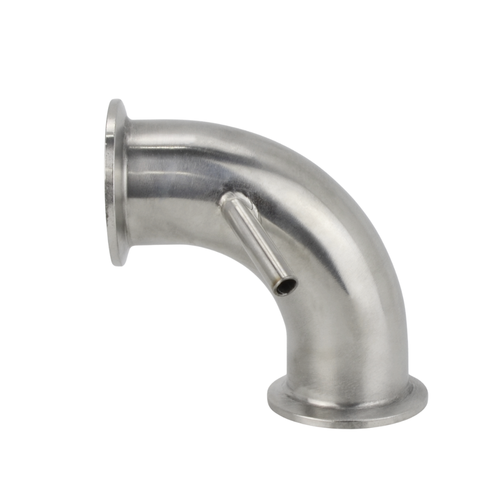 Отвод под кламп 1,5 дюйма с трубкой