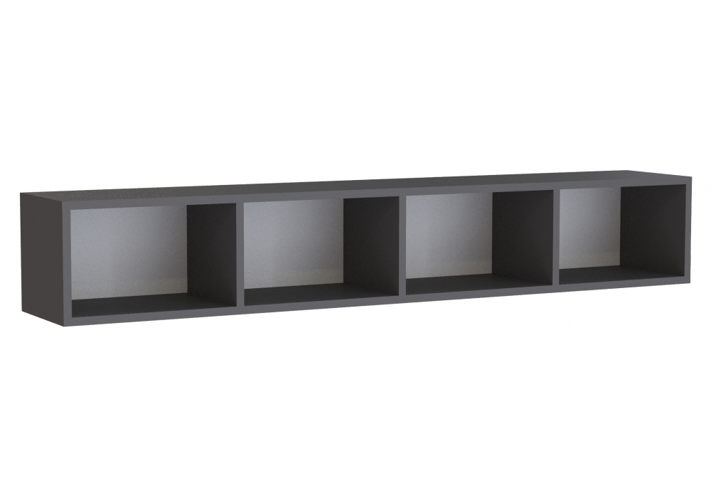 Мебель для гостиной Woodville Модена комплектация 5 белый, графит