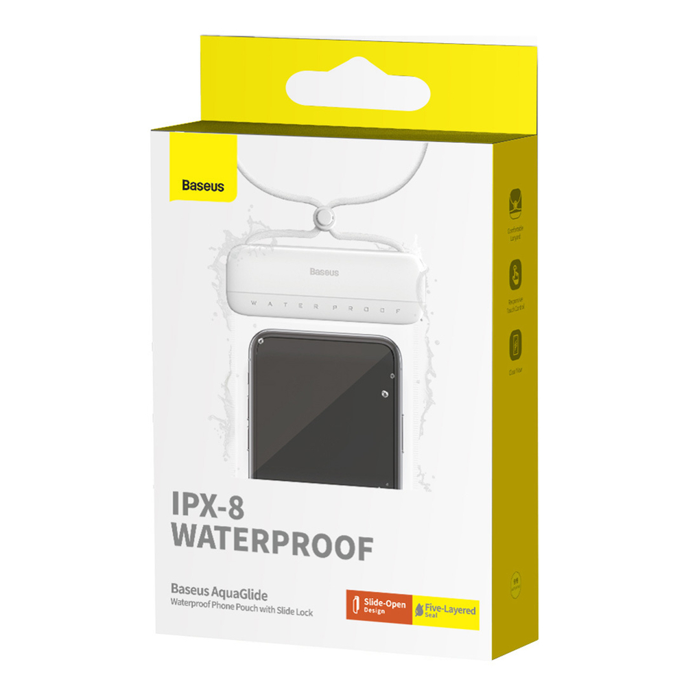 Водонепроницаемый чехол Baseus AquaGlide Waterproof Phone Pouch with Slide Lock