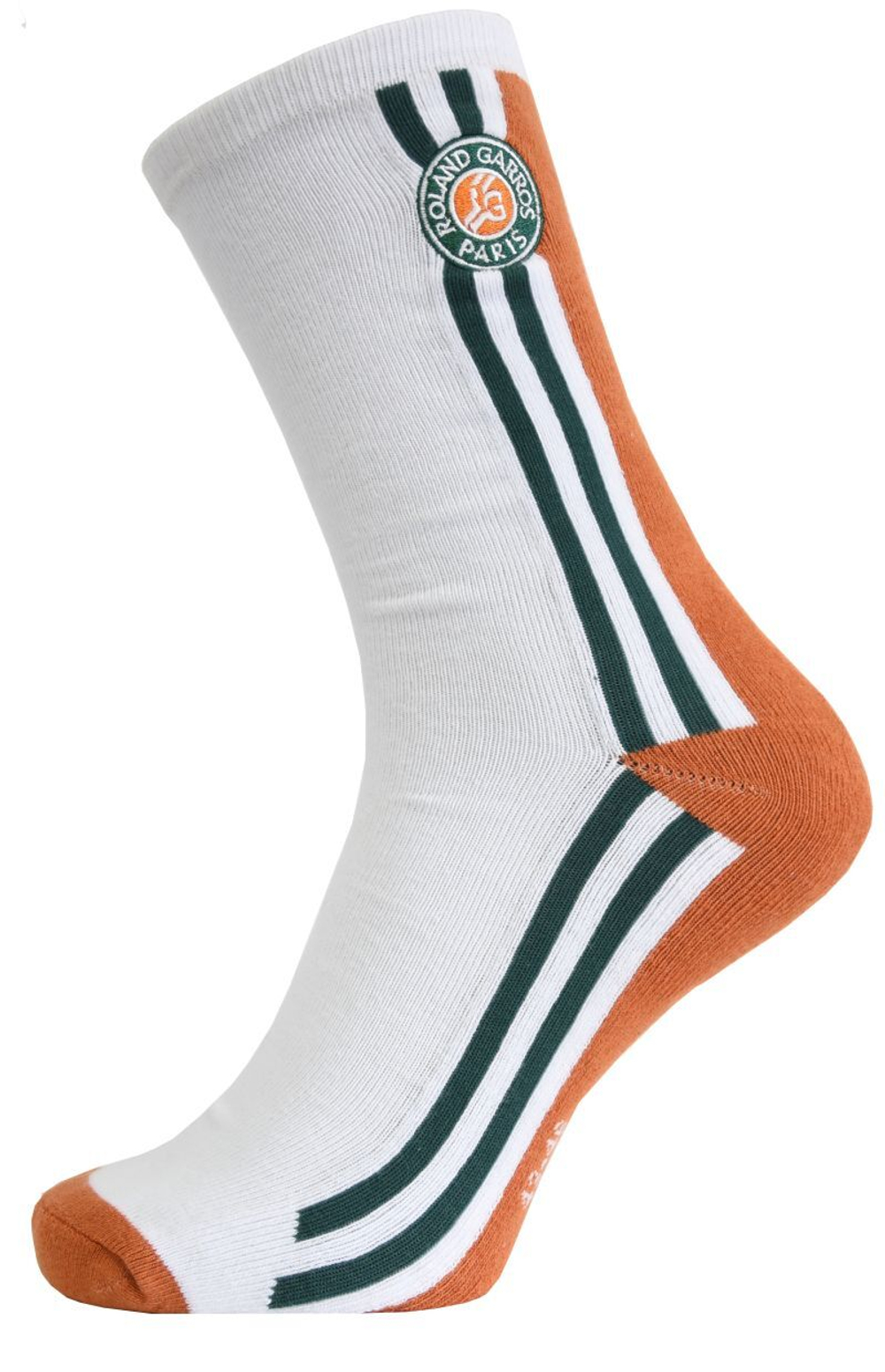 Теннисные носки Roland Garros Sport 1P - white/clay